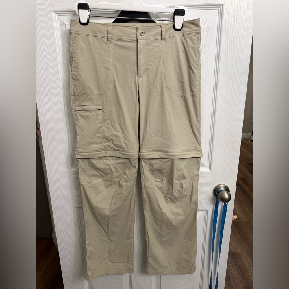 Gander Mountain Guide Series Convertible Hiking Pants 10 Khaki Zip Off Outdoor